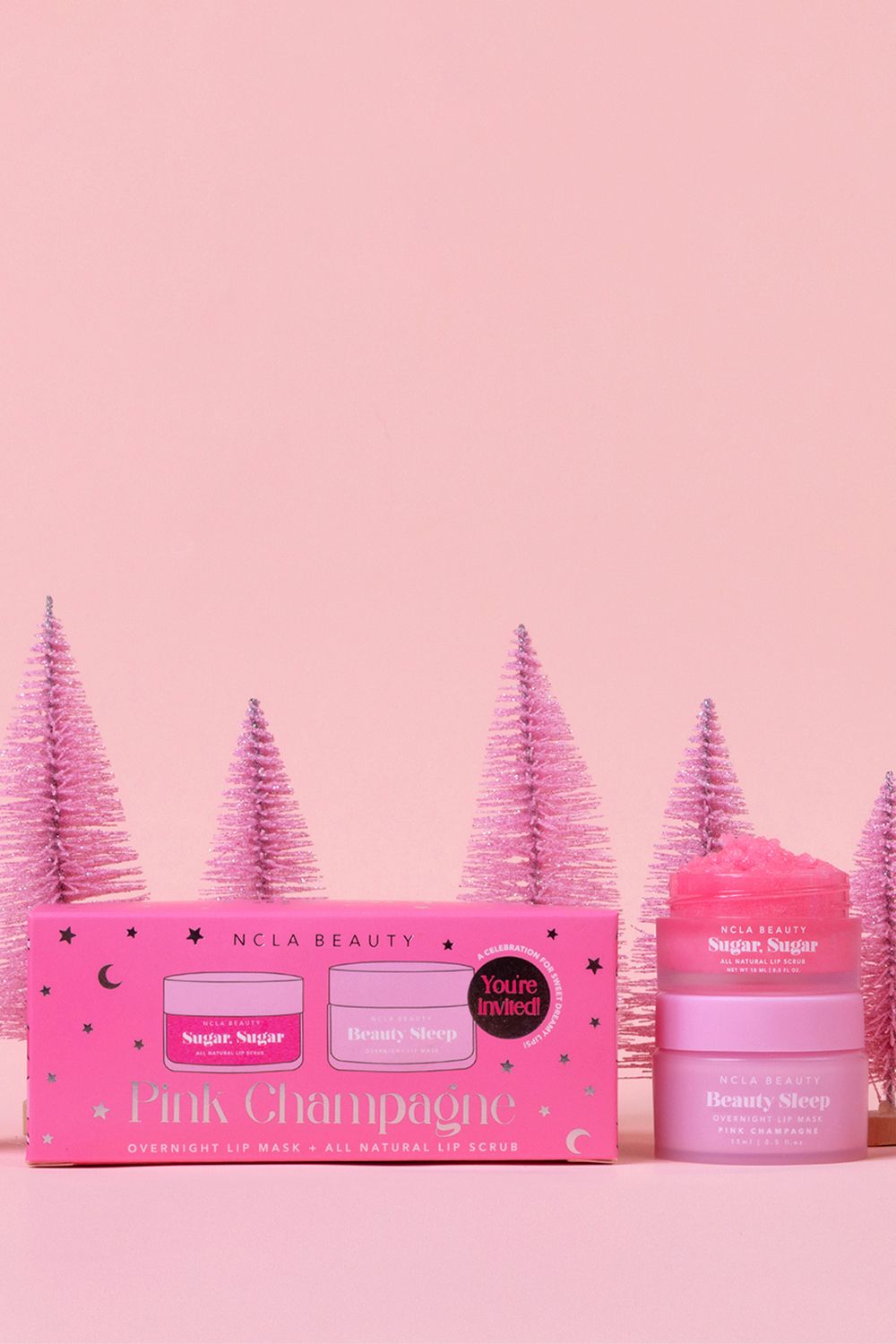 NCLA Slumber Party Lip Set - Pink Champagne 30ml