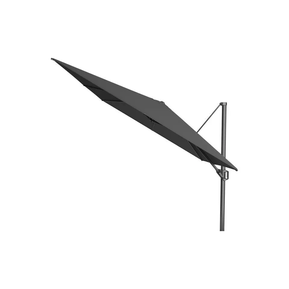 Platinum Challenger zweefparasol T1 Premium 4x3 m. - Faded Black