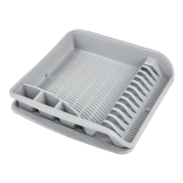 Geschirrablaufkorb »Pierre«, 39,5x39,5x8 cm nordic grey Large