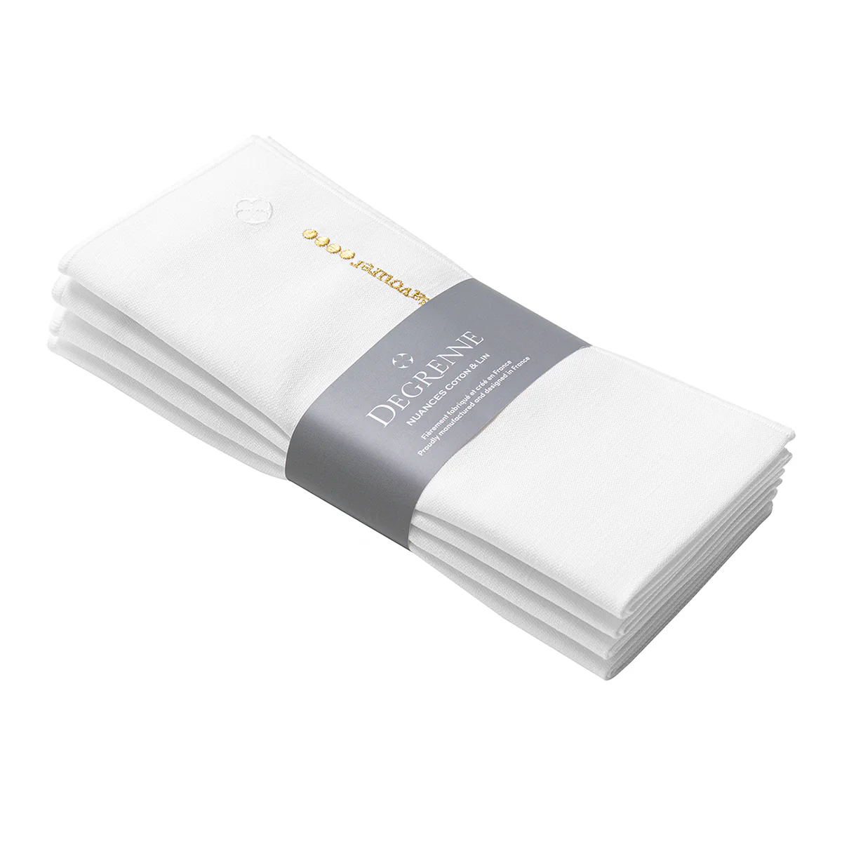 Set de 4 serviettes