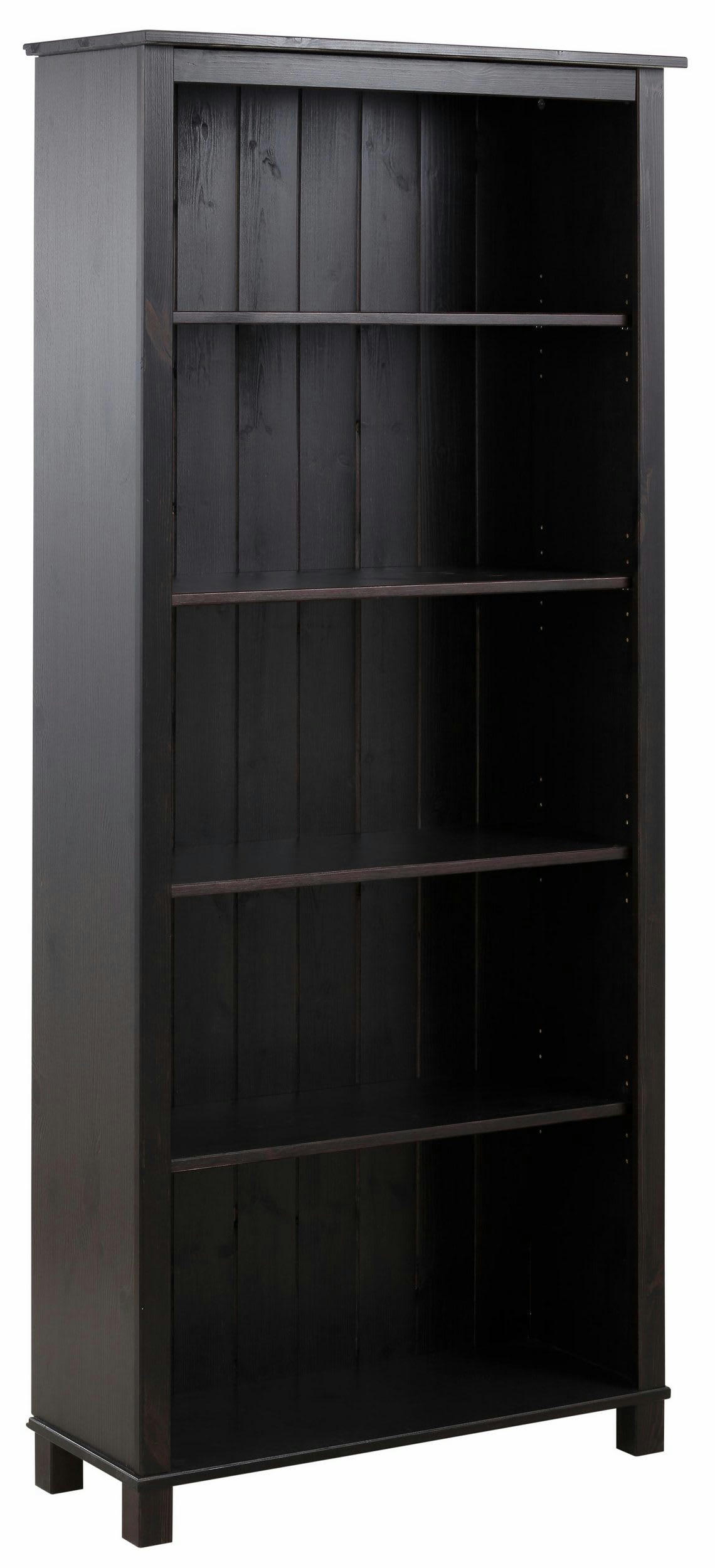 PIVO - Bibliothèque avec 5 étagères en pin brun