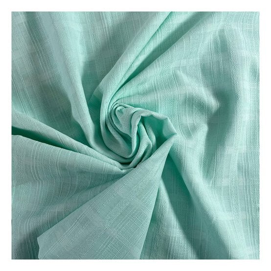 Green Linen Weave Fabric by the Metre