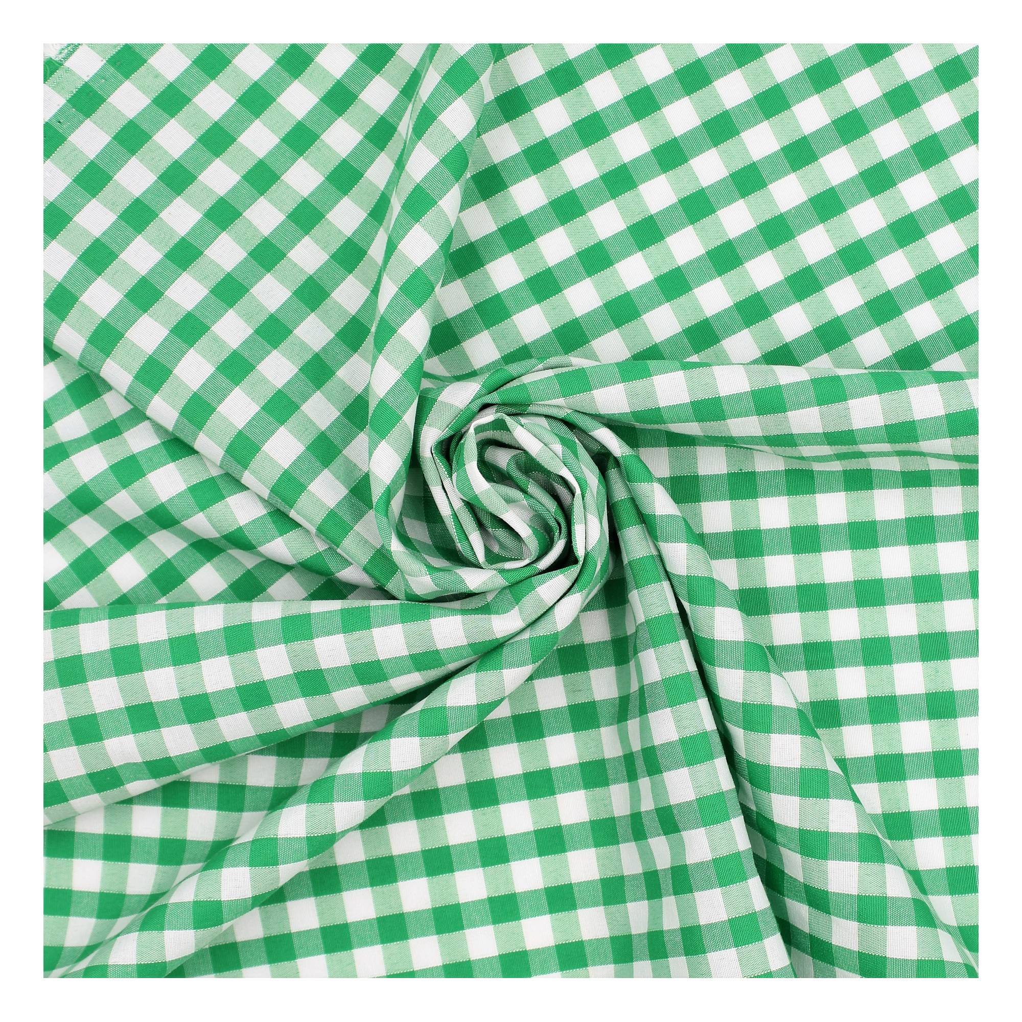 Emerald 1/4 Gingham Fabric by the Metre