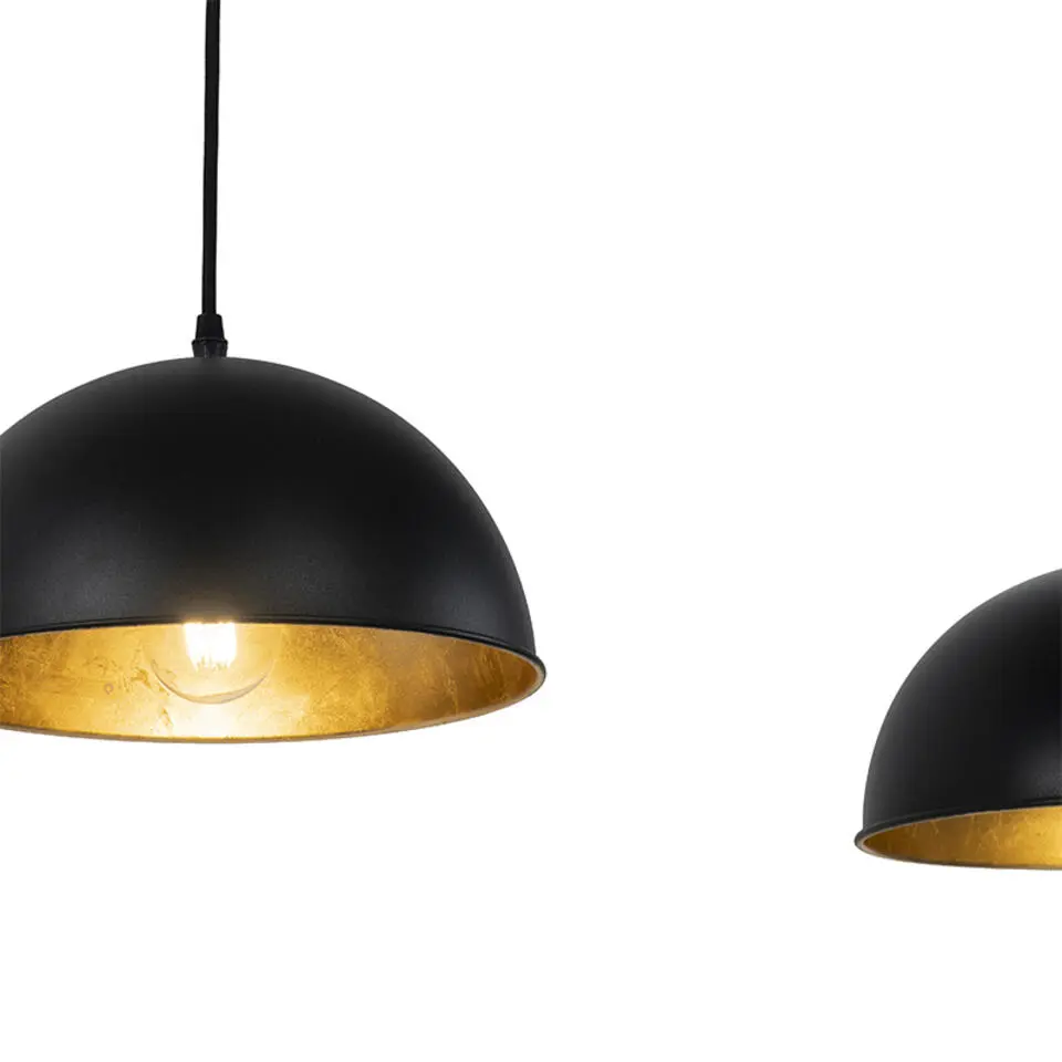 Qazqa hanglamp magnax zwart e27