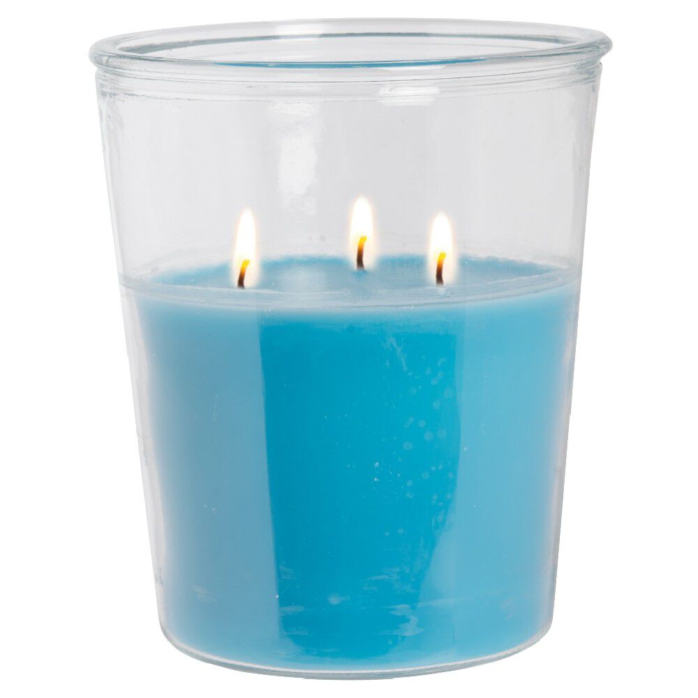 Bougie citronnelle 3 mèches Ø18,5xH21,5cm (4 modèles)