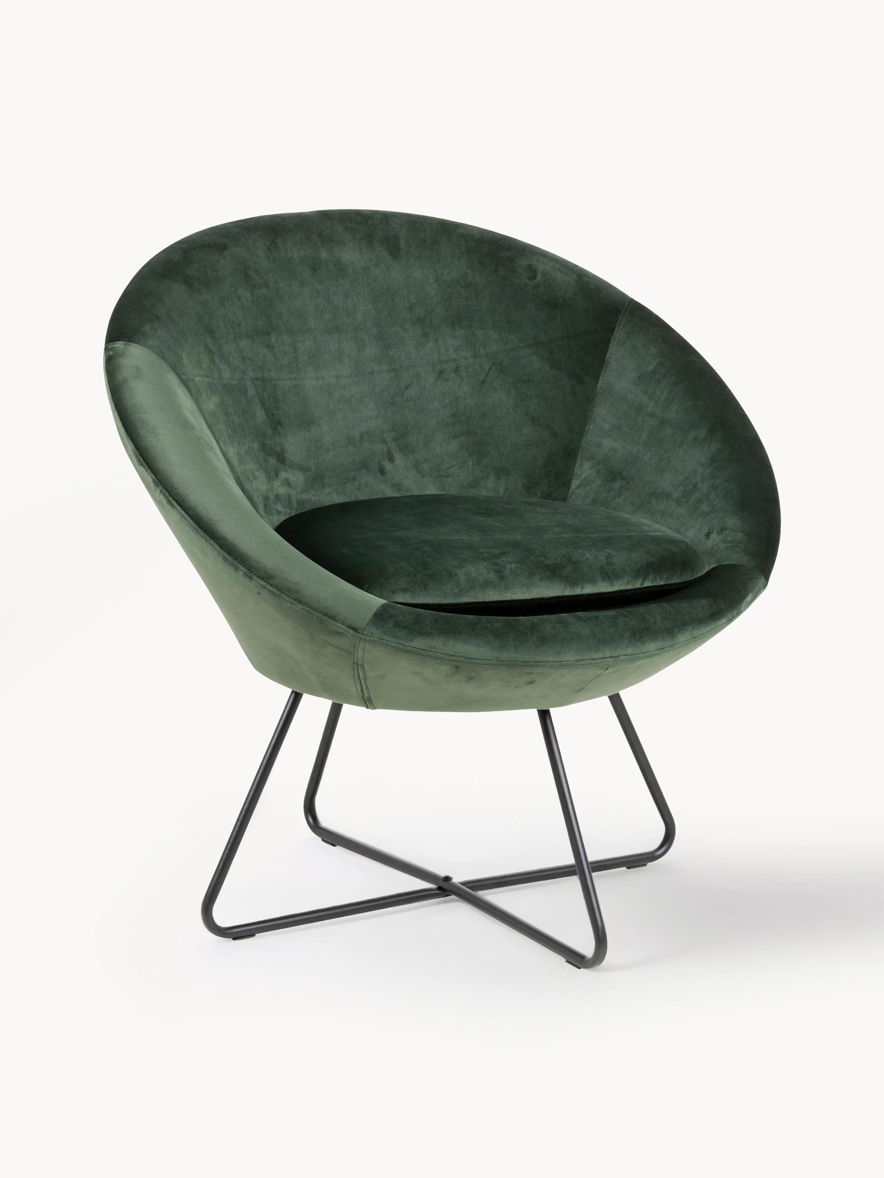 Samt-Cocktailsessel Center