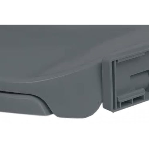 NNEVL Soft-Close Toilet Seat Grey Oval