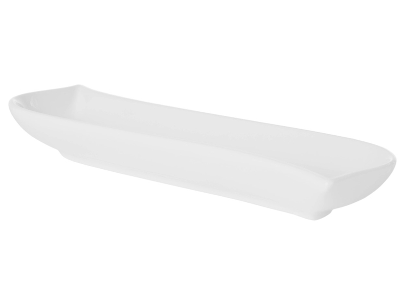 Półmisek Fala porcelanowy 23 cm biały
