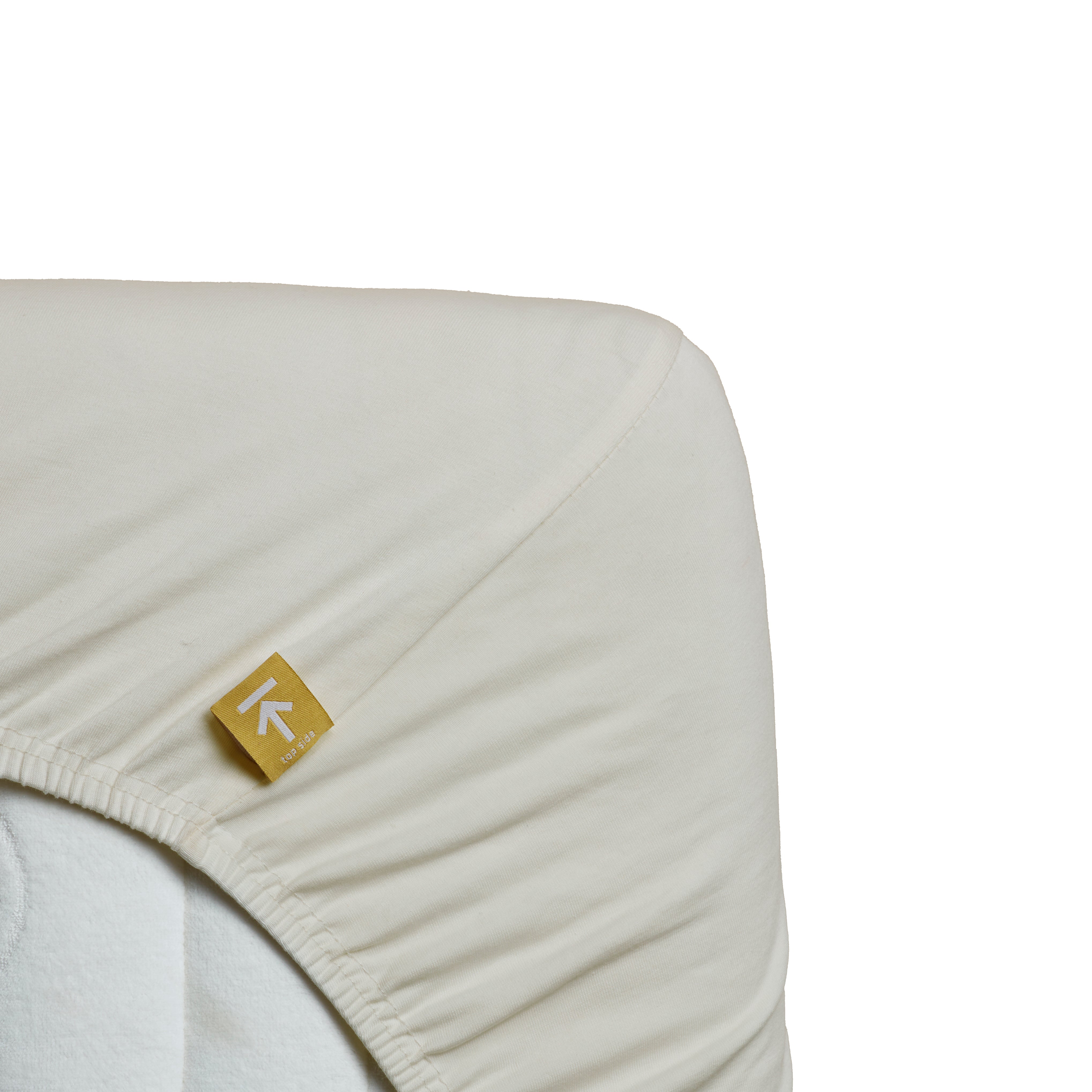 Beddinghouse - Jersey - 95% katoen - 5% lycra - Topper Hoeslaken - 120x220 cm - Gebroken wit