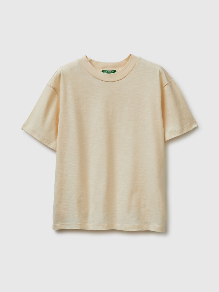 Crew neck t-shirt in lightweight cotton