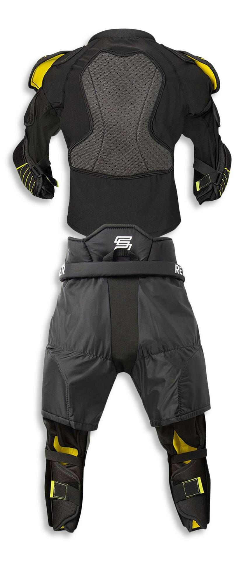Sherwood Rekker Elite Hockey Protective Kit, Youth, Black/Yellow, Assorted Sizes