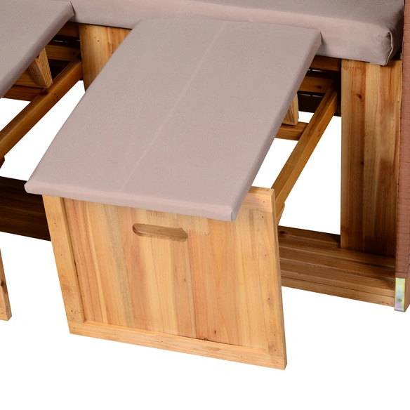 Strandkorb, BxHxT: 118 x 150 x 79 cm, beige