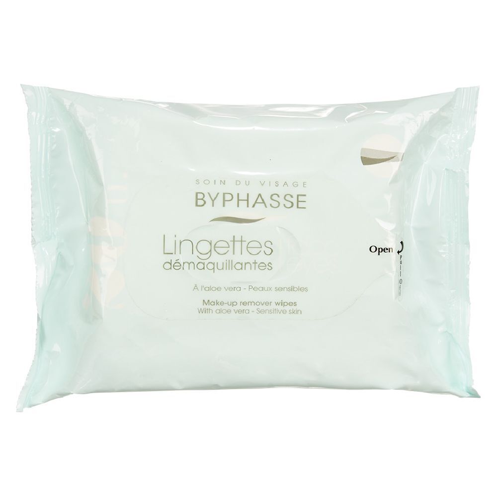 Lingette démaquillante Byphasse peaux sensibles x20