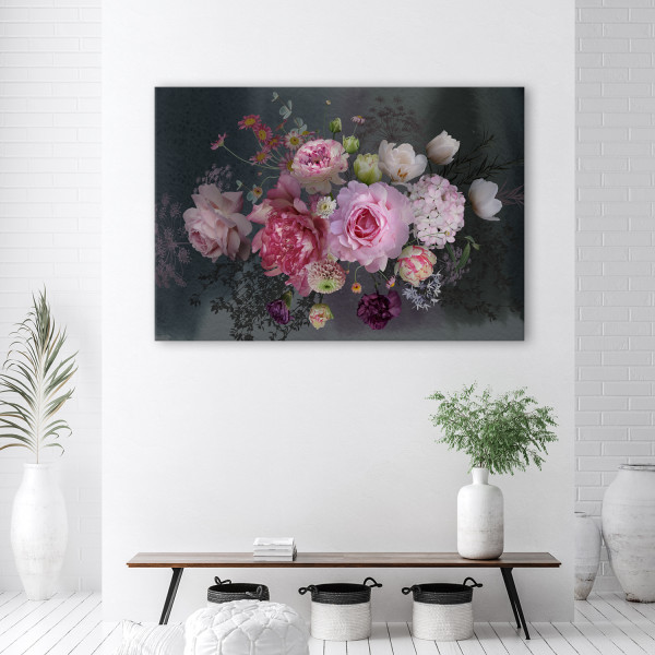 Feeby Obraz na płótnie, Bukiet kwiatów vintage 60x40