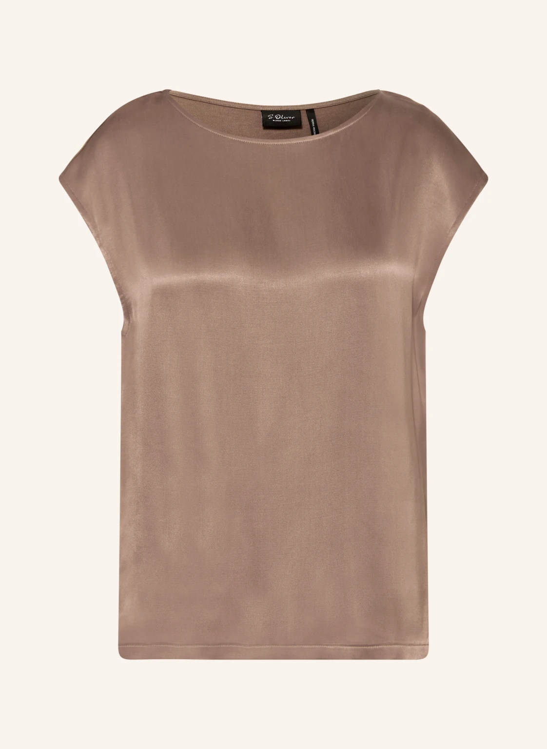 s.Oliver BLACK LABEL Blusentop im Materialmix