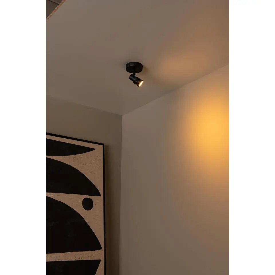 Lucide KIANTI Plafondspot - Zwart