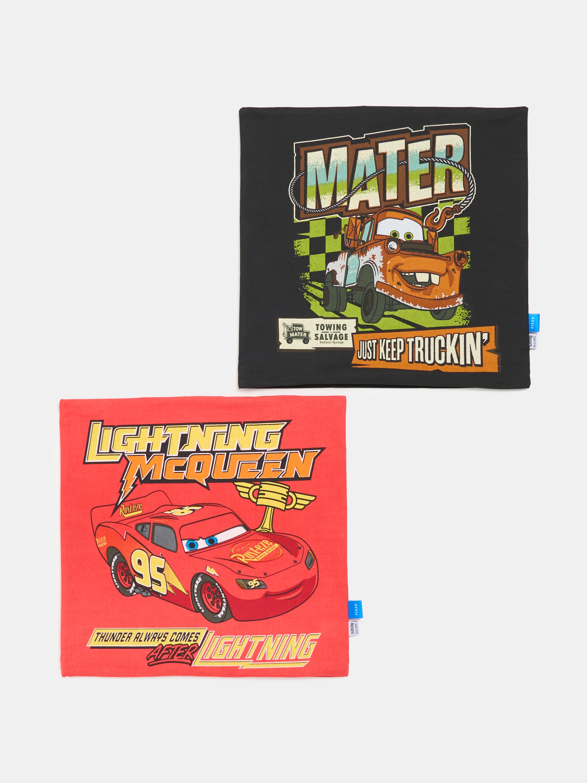 Zestaw poszewek na poduszki Cars 2 pack