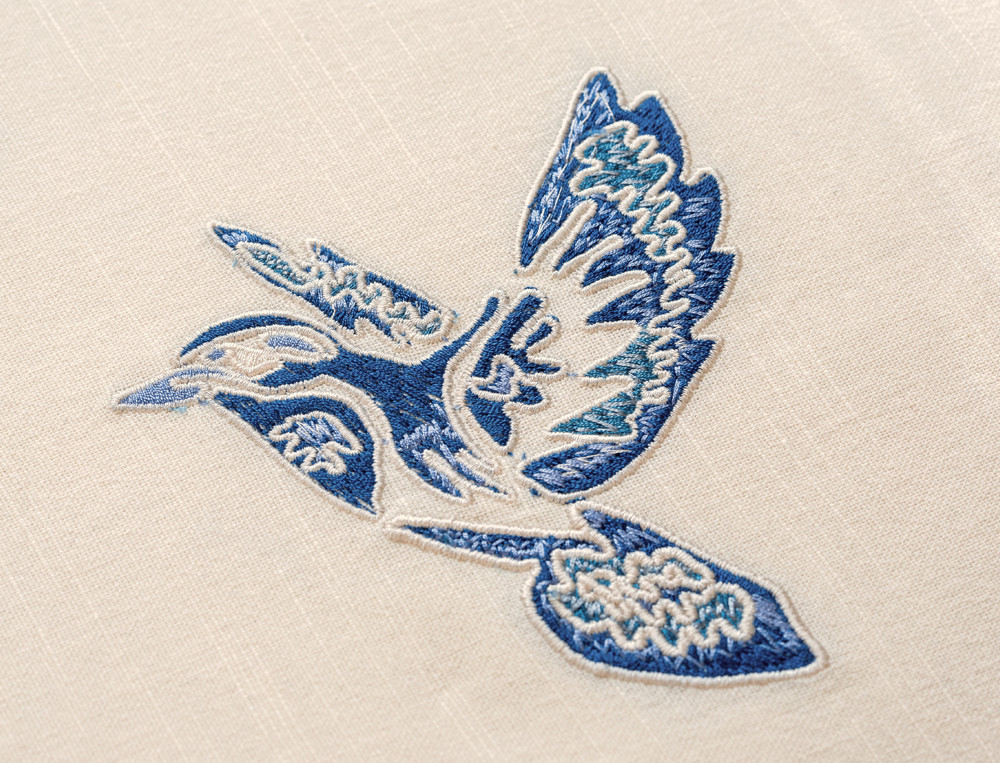 Chemin de table brodéLa table d'Aphrodite