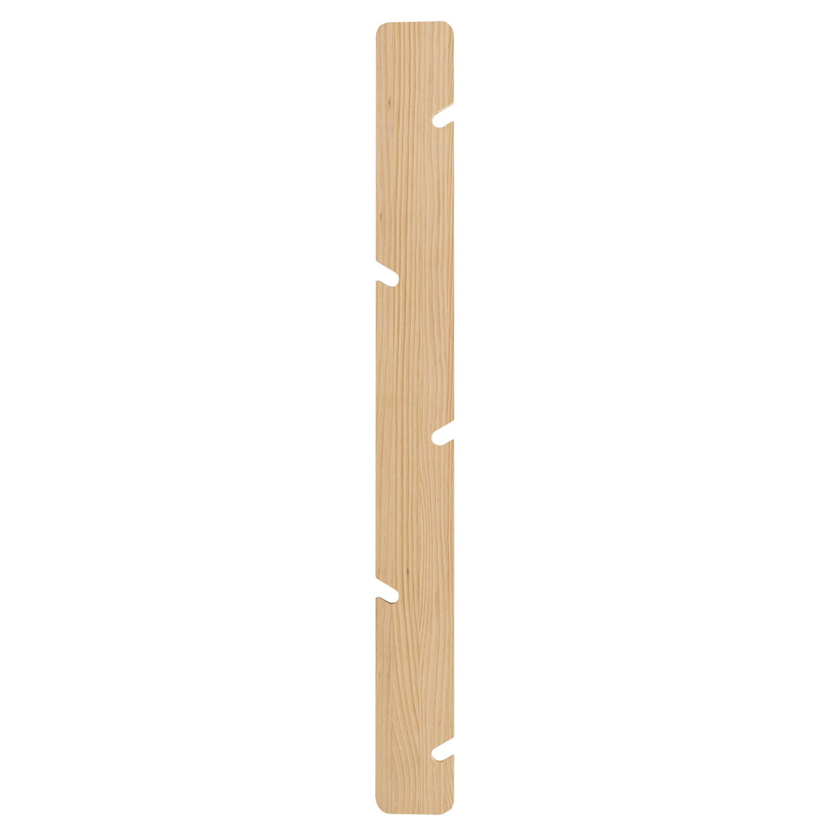 Naan Furniture Wandkapstok Saona - Massief hout ongelakt - Natuurlijk - 100 cm