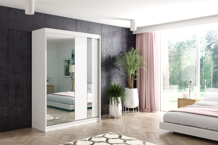 Szafa przesuwna z LED GRACE - 120x216