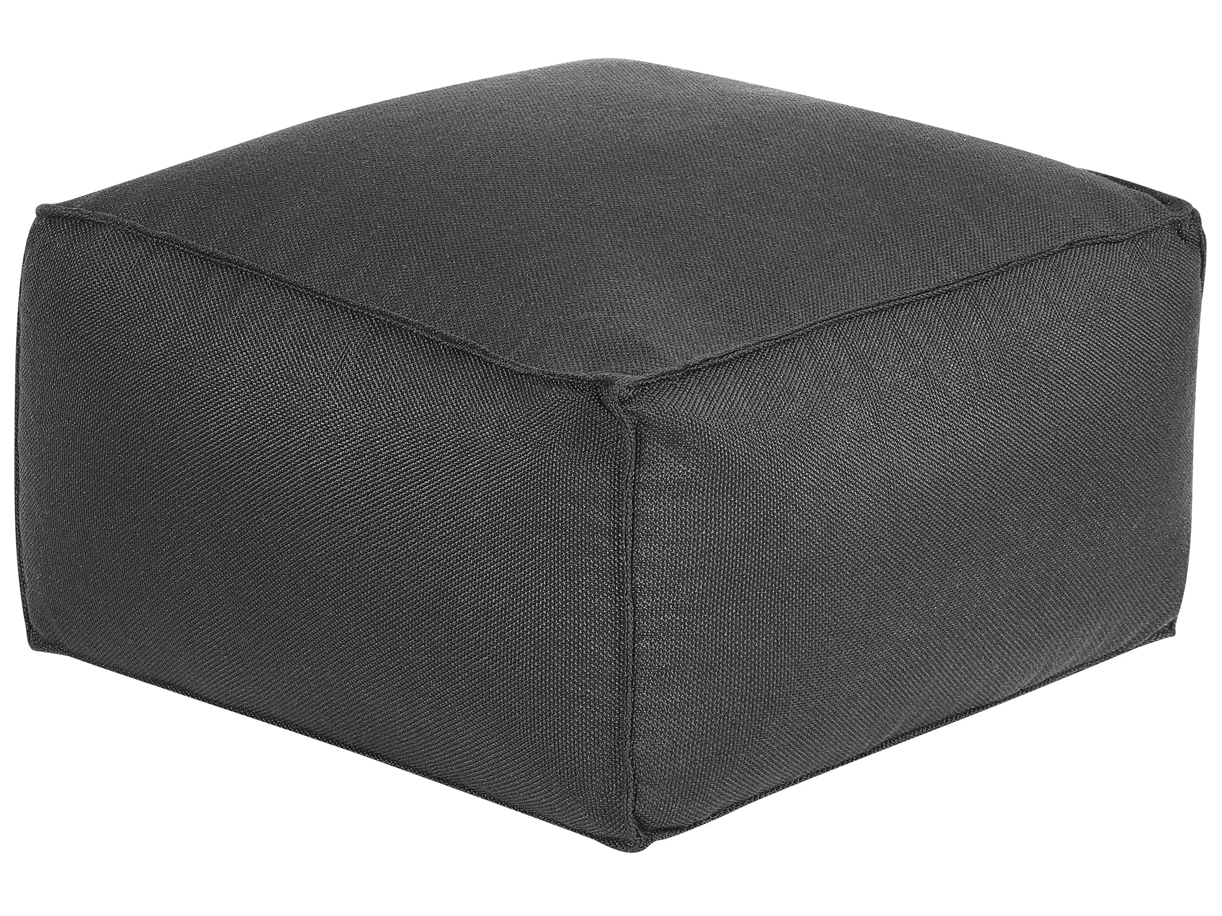 Pouffe MUKKI Fabric Black