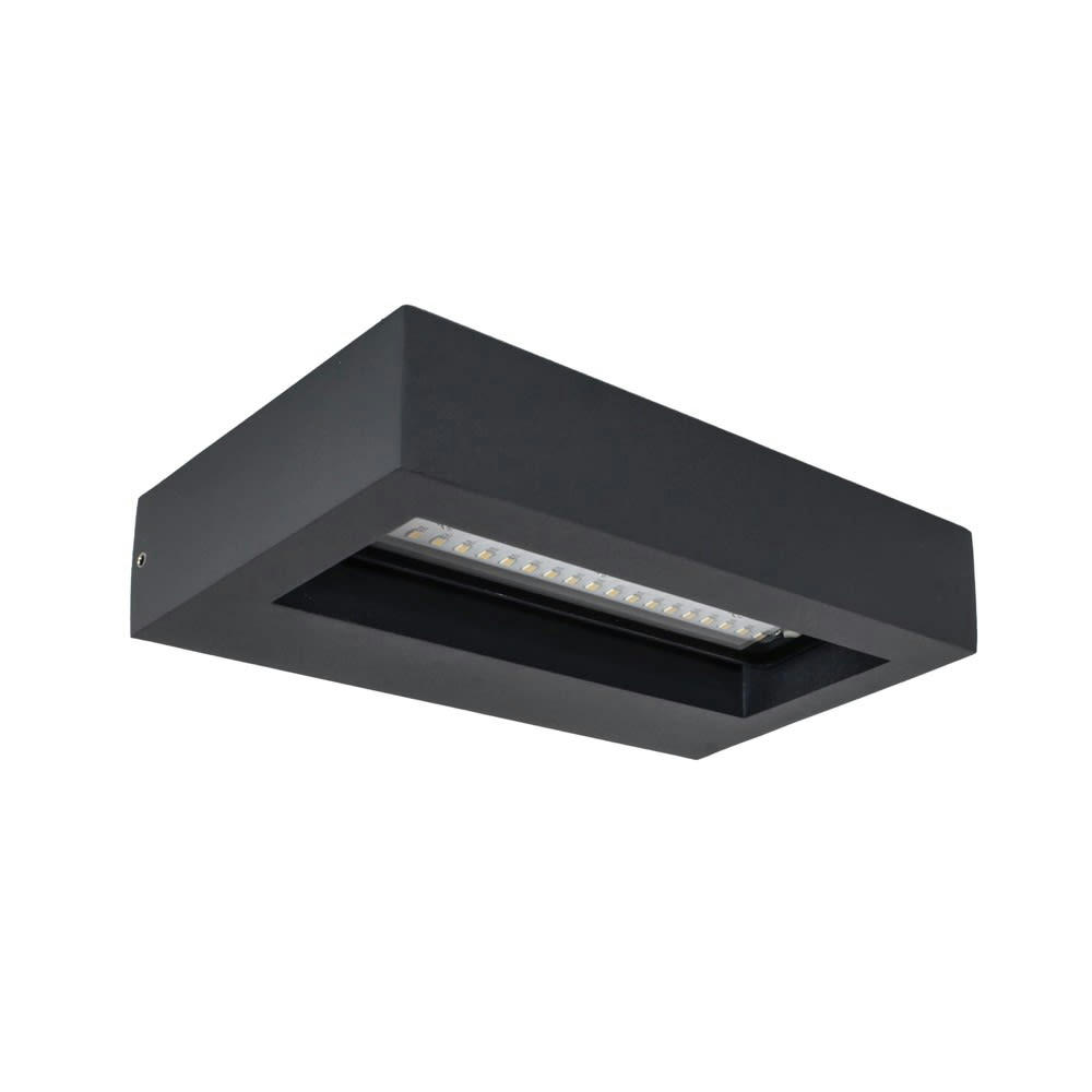 RIVAS - Applique d'extérieur LED 12W en aluminium anthracite