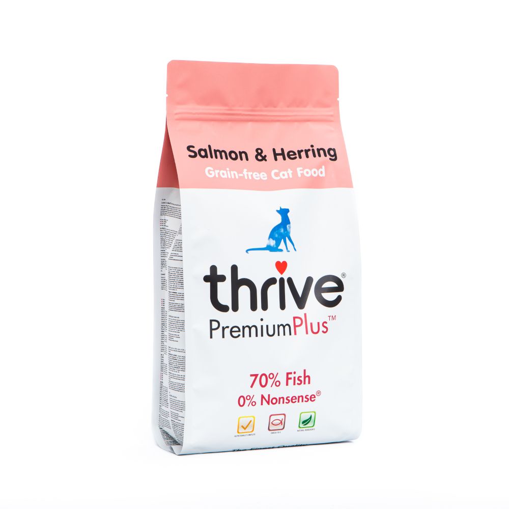 thrive PremiumPlus Dry Cat Food - Salmon & Herring