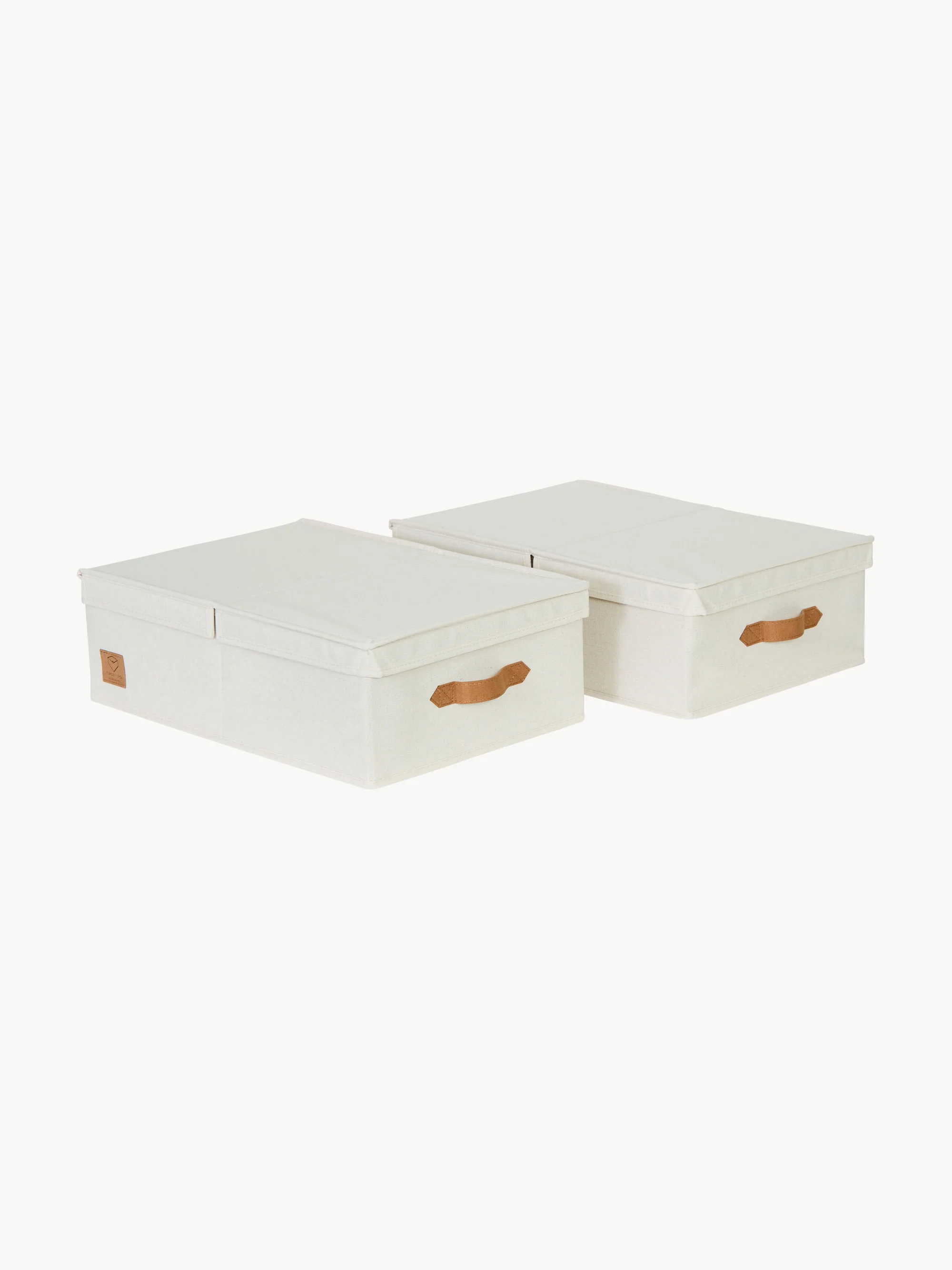 Aufbewahrungsboxen Premium mit Deckel, 2er-Set