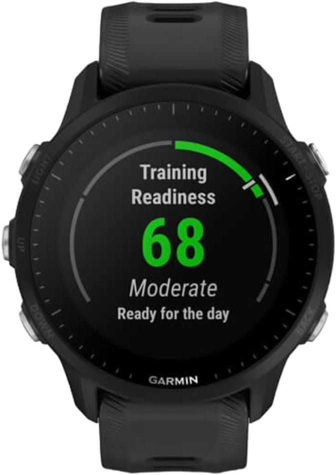 Garmin 010-02638-10 Forerunner® 955  GPS Running Smartwatch  Tailored to Triathletes  Long-Lasting Battery  Black