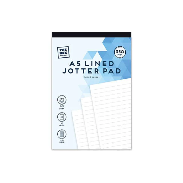 The Box Everyday A5 Lined Jotter Pad 350