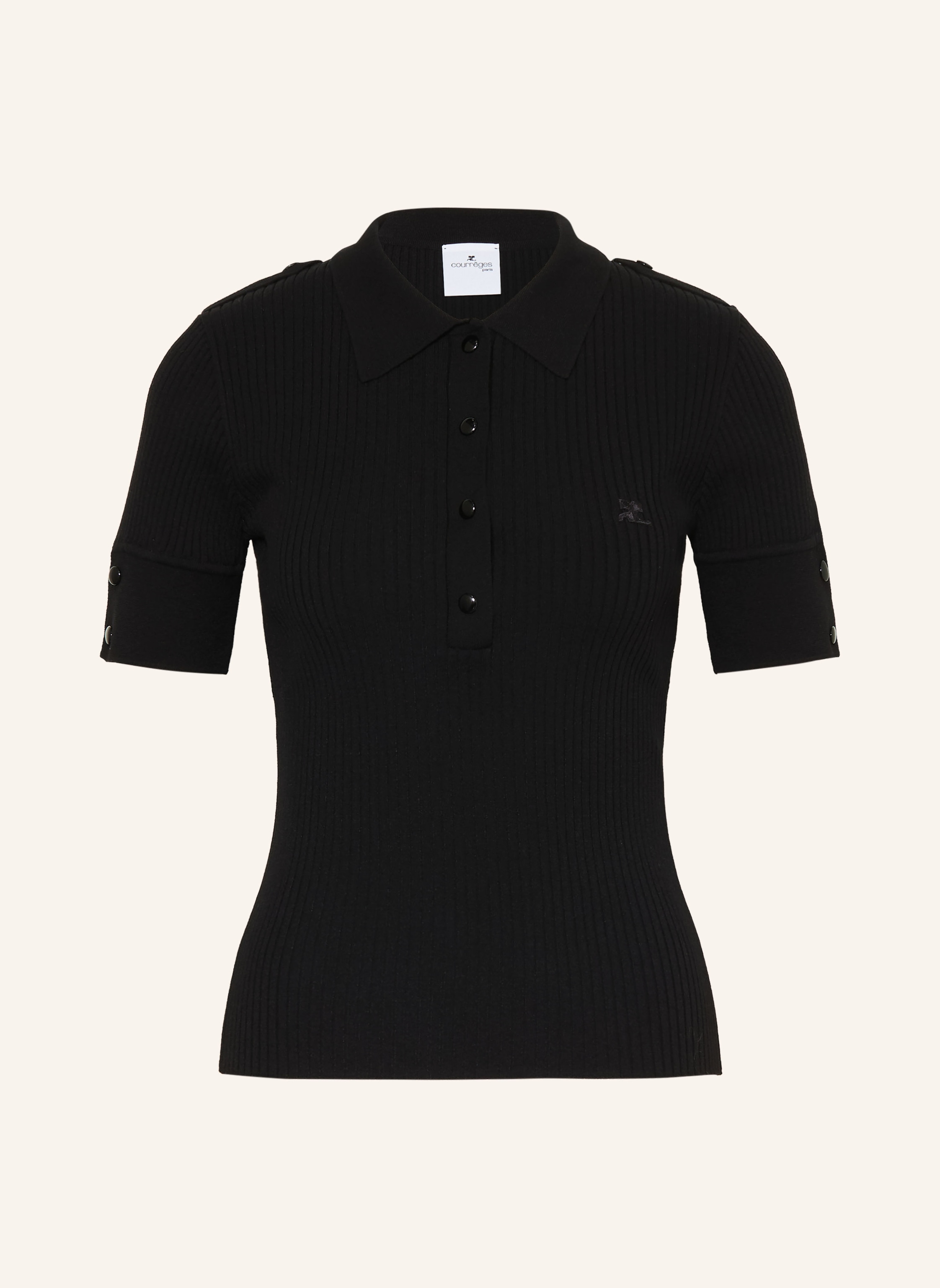 Courrèges Strick-Poloshirt