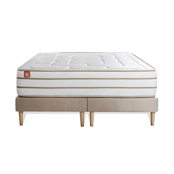 Ensemble Mémoire de forme de confort Equilibré avec sommier tapissier