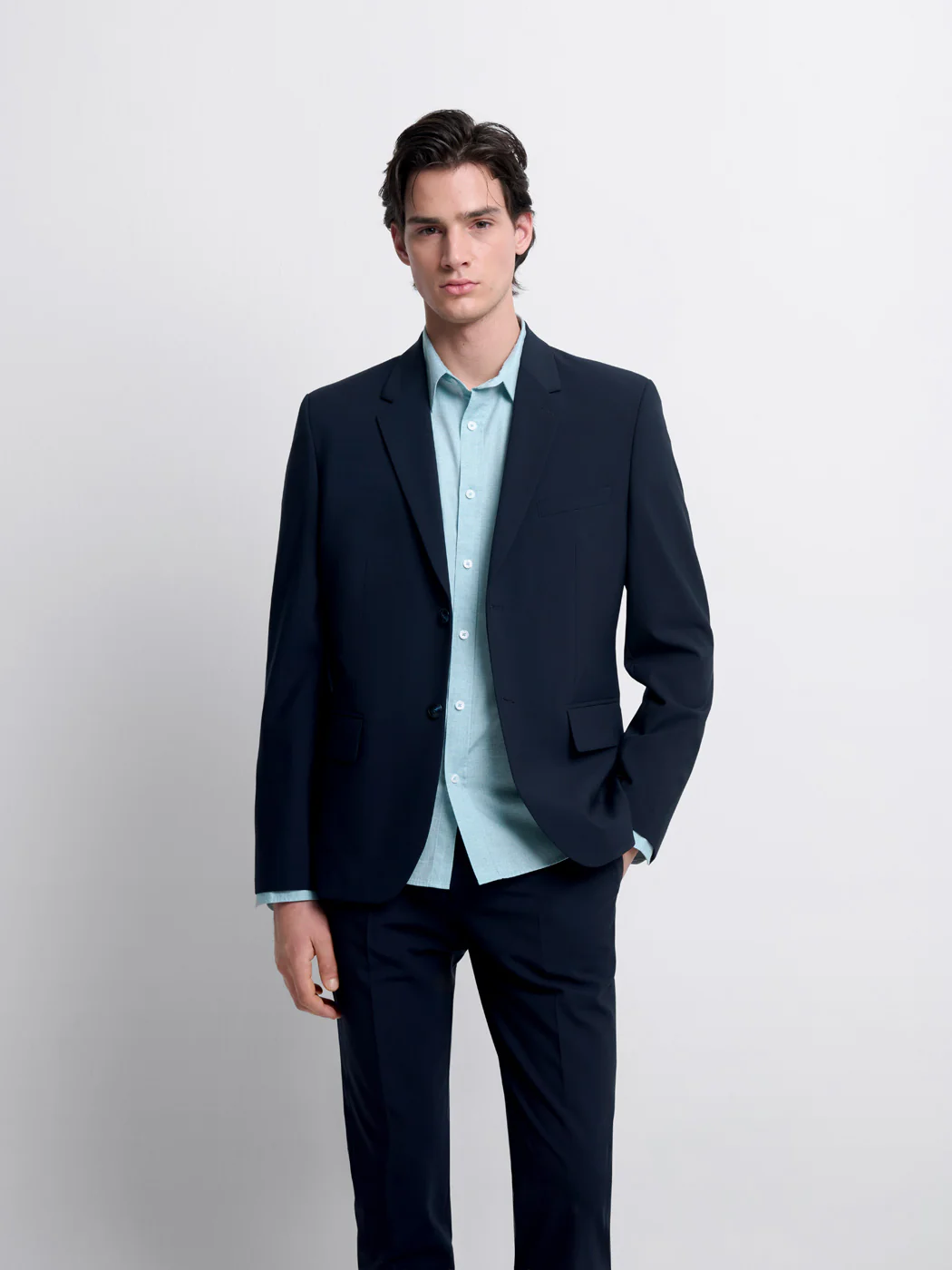 Veste de costume extraslim en laine