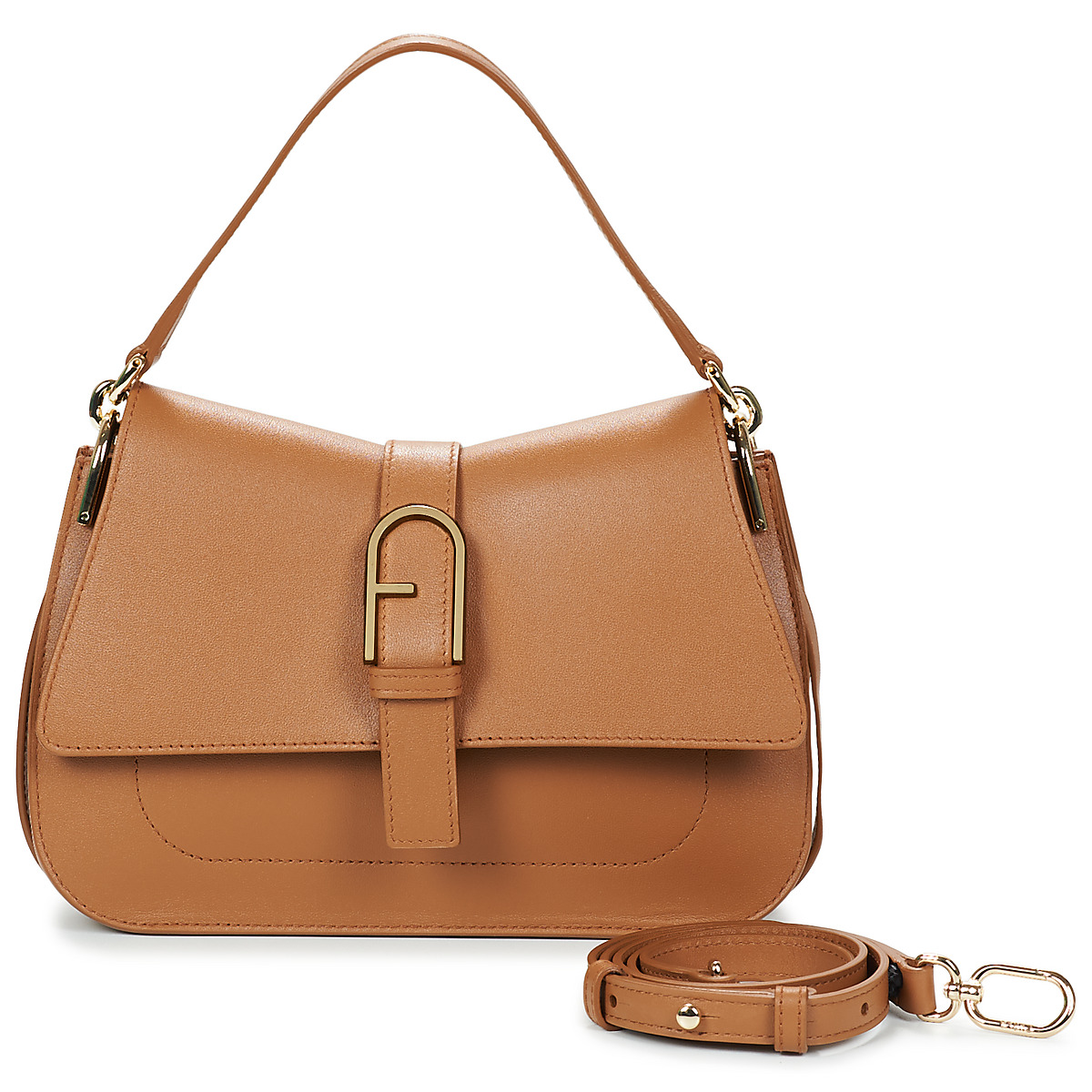 Furla - FURLA FLOW M TOP HANDLE - Brown
