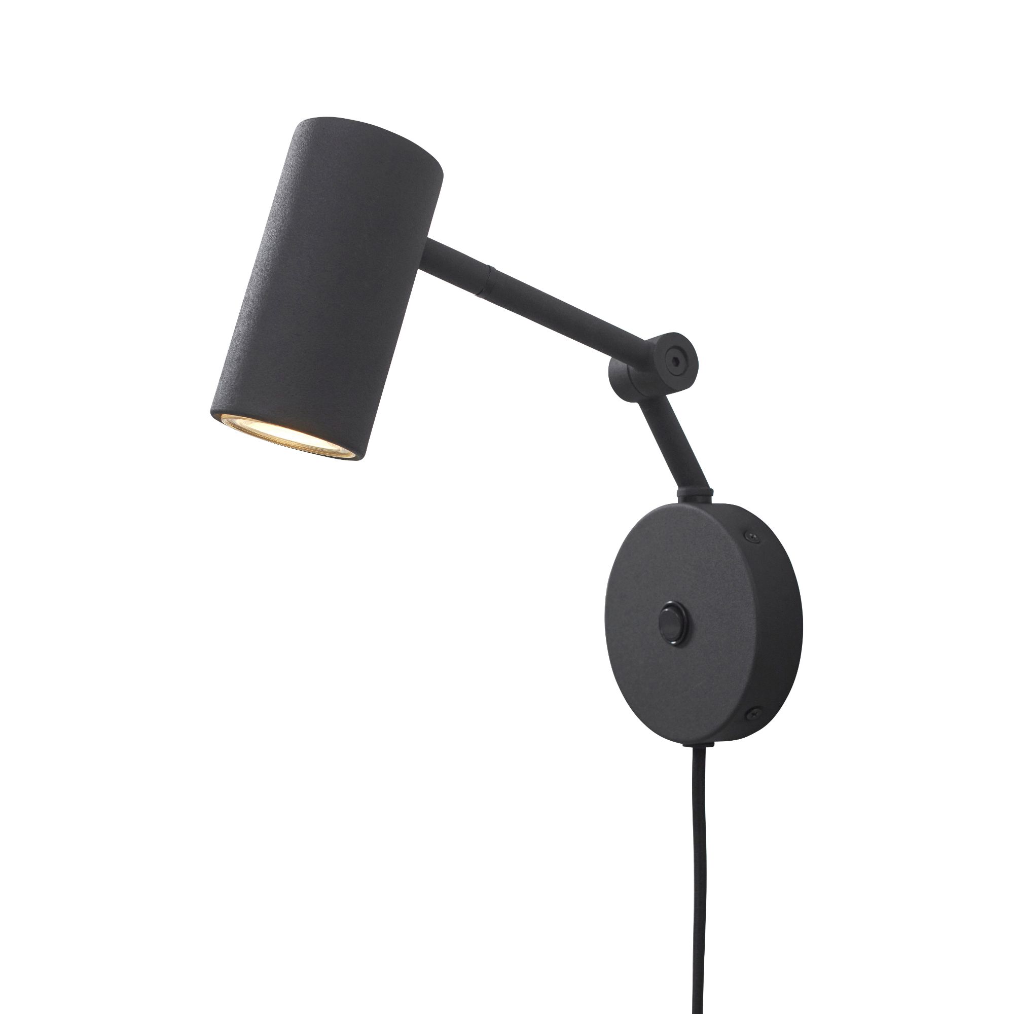it's about RoMi wandlamp Montreux - zwart - Ø6cm