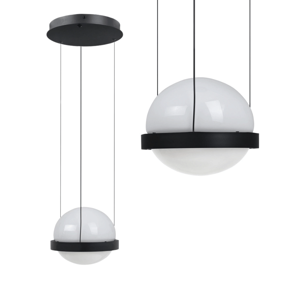 Lampa Wisząca MELBA MODEL A ze Szklaną Kulą Noweszesna