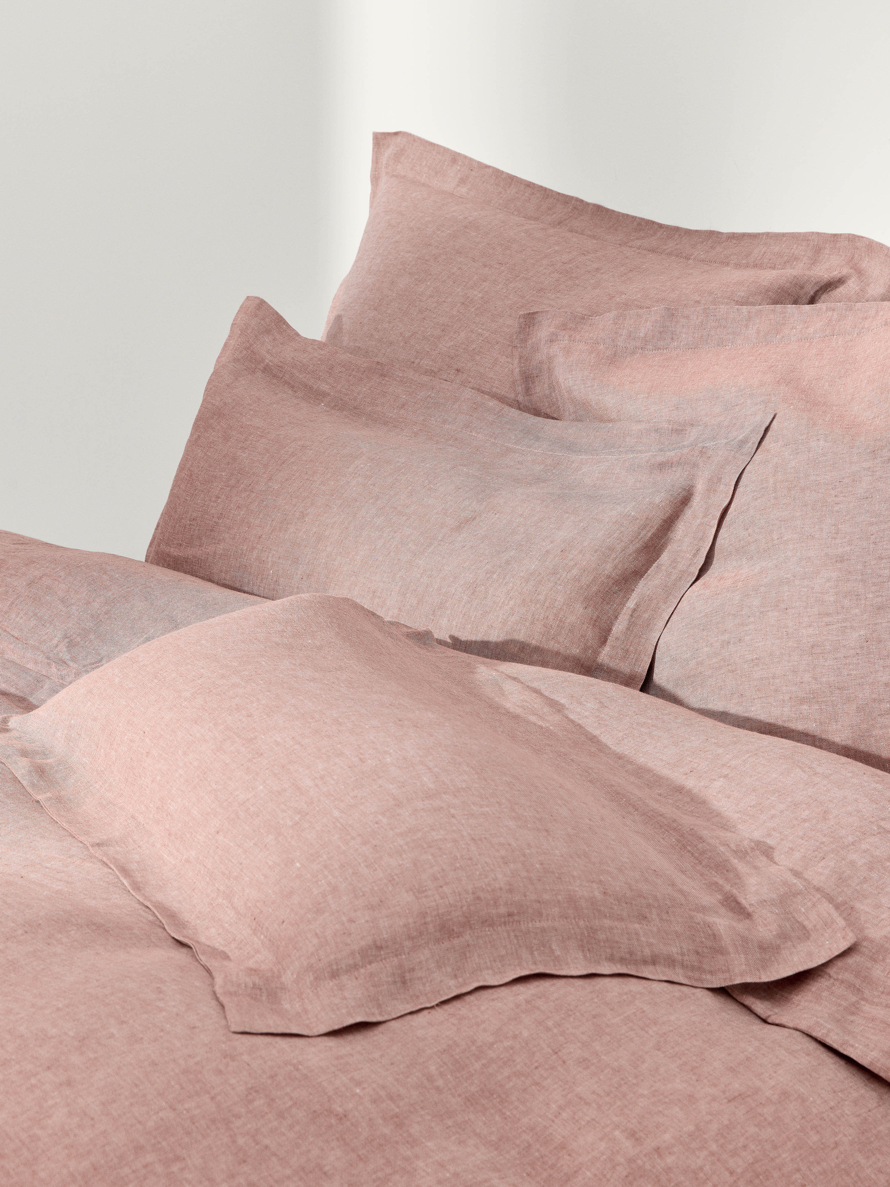 Leinen-Bettdeckenbezug Linna mit Stehsaum