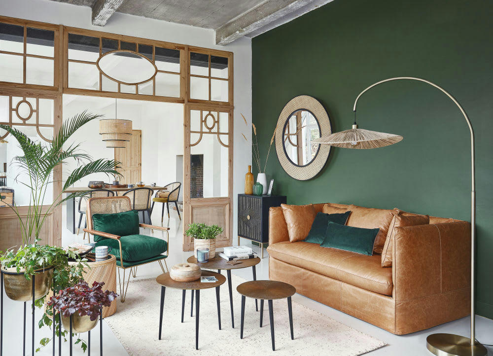 OTIS - Cache-pots en métal doré H62 (x2)