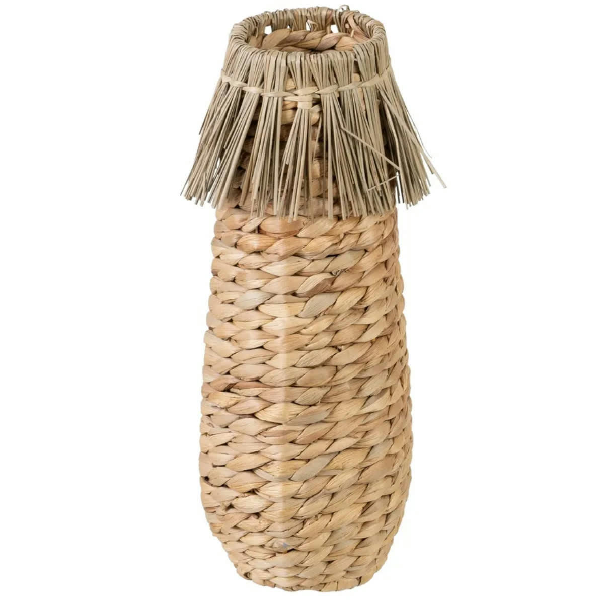 - Grand vase en fibre naturelle 39 cm