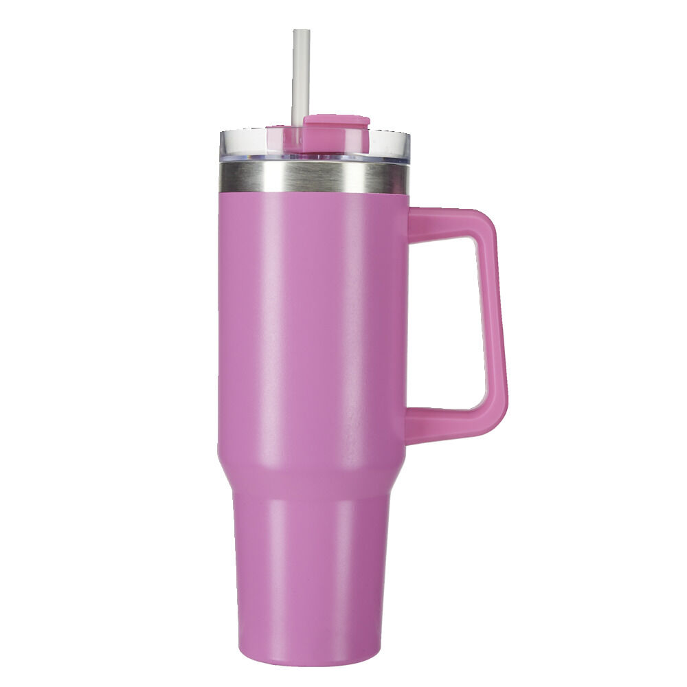 Mug isotherme 1,2L avec paille intégrée (2 modèles)