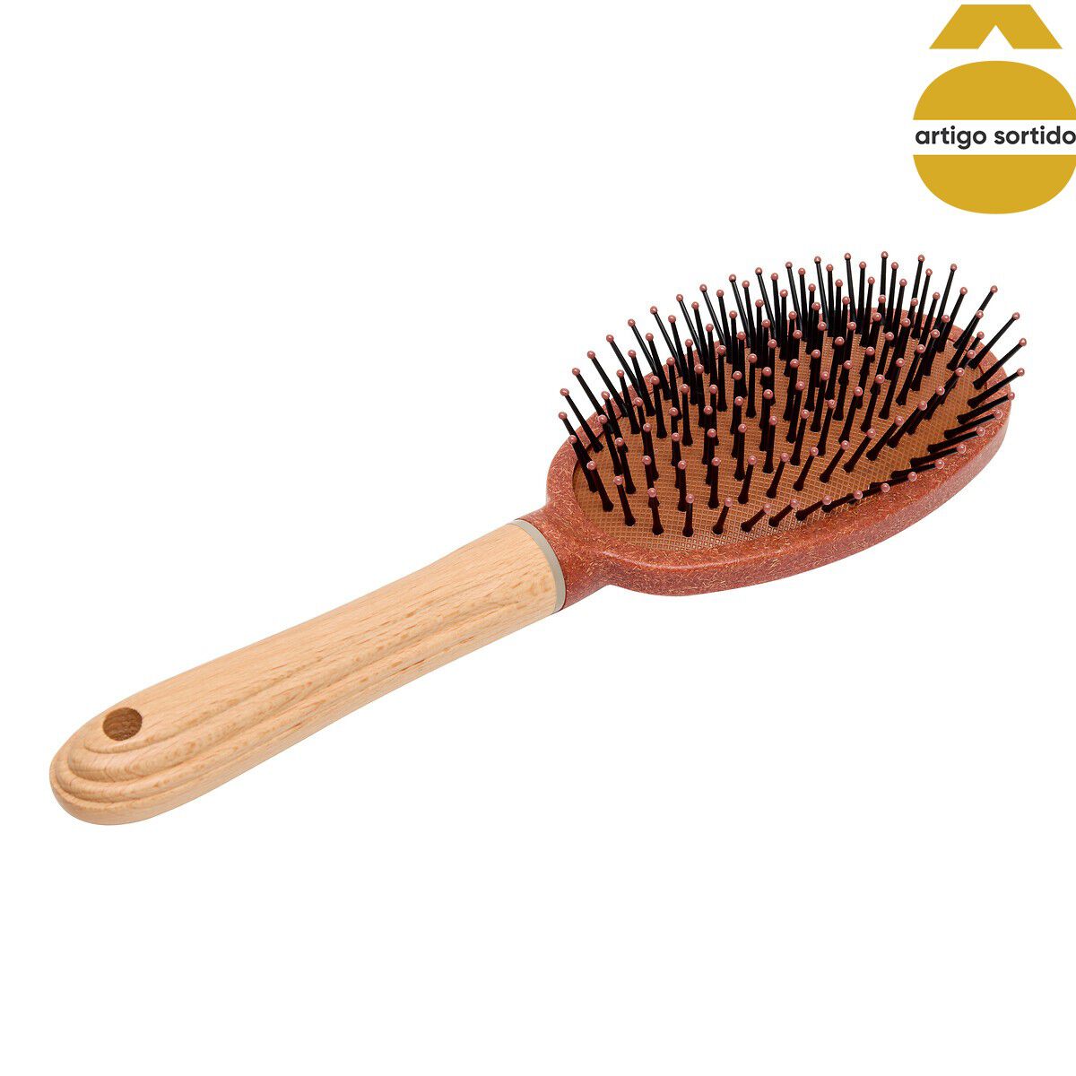 Escova de Cabelo em Madeira