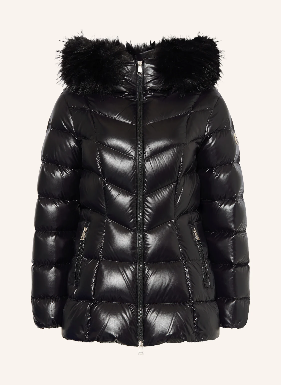 MONCLER Daunenjacke FULMAR mit abnehmbarem Kunstfell-Kragen