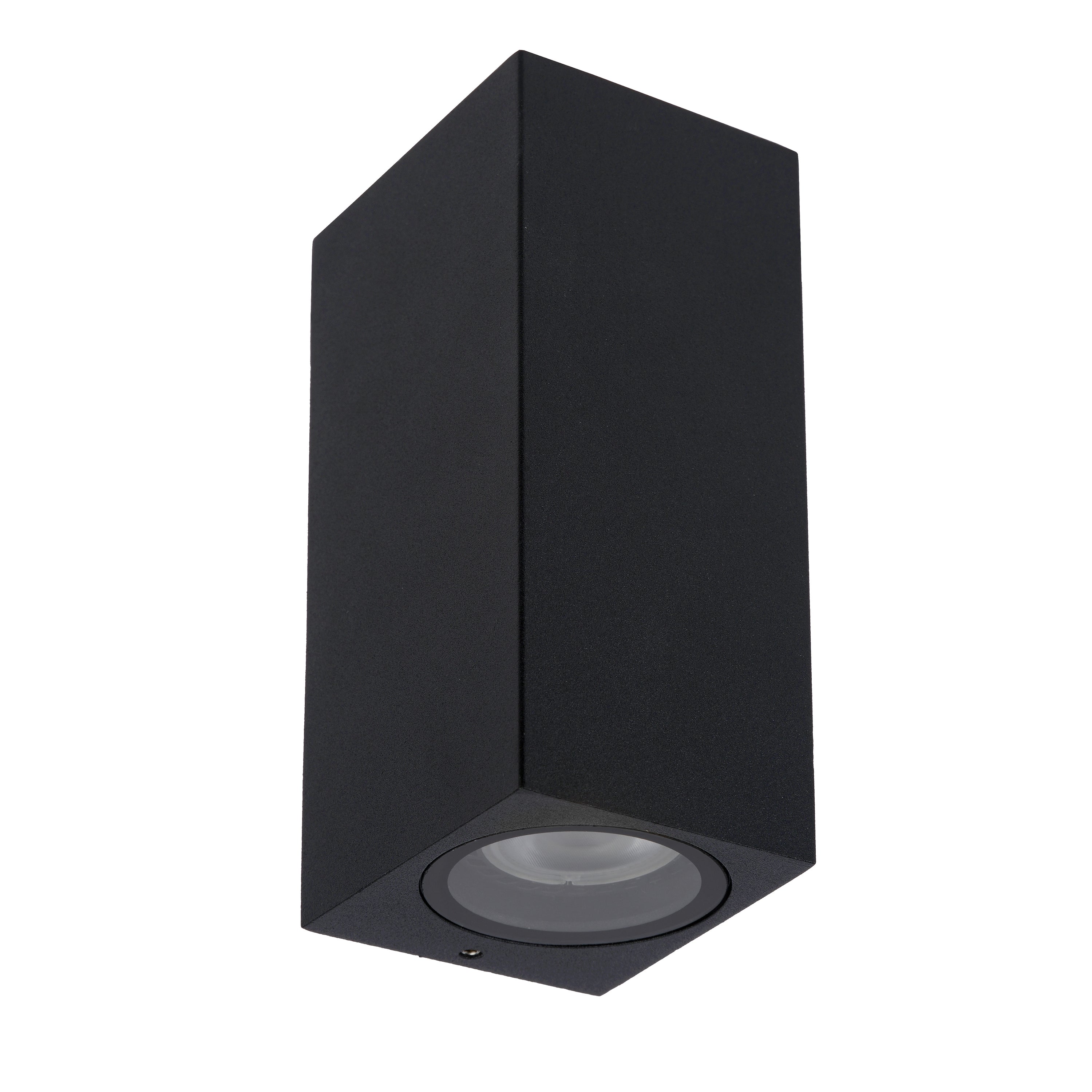 Zaro 2 wandlamp buiten IP44 vierkant zwart
