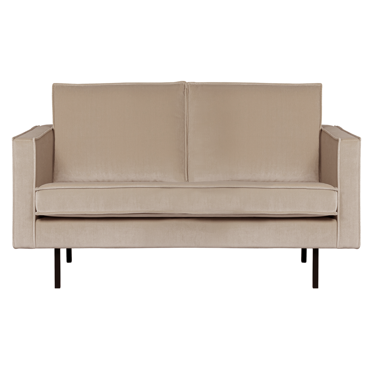 WOOOD 2-zits bank Rodeo - Velvet - Khaki - 85x150x86