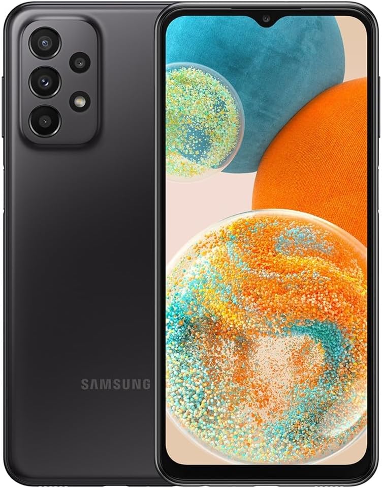 Samsung Galaxy A23 5G, 64GB, Black - Unlocked (Renewed)