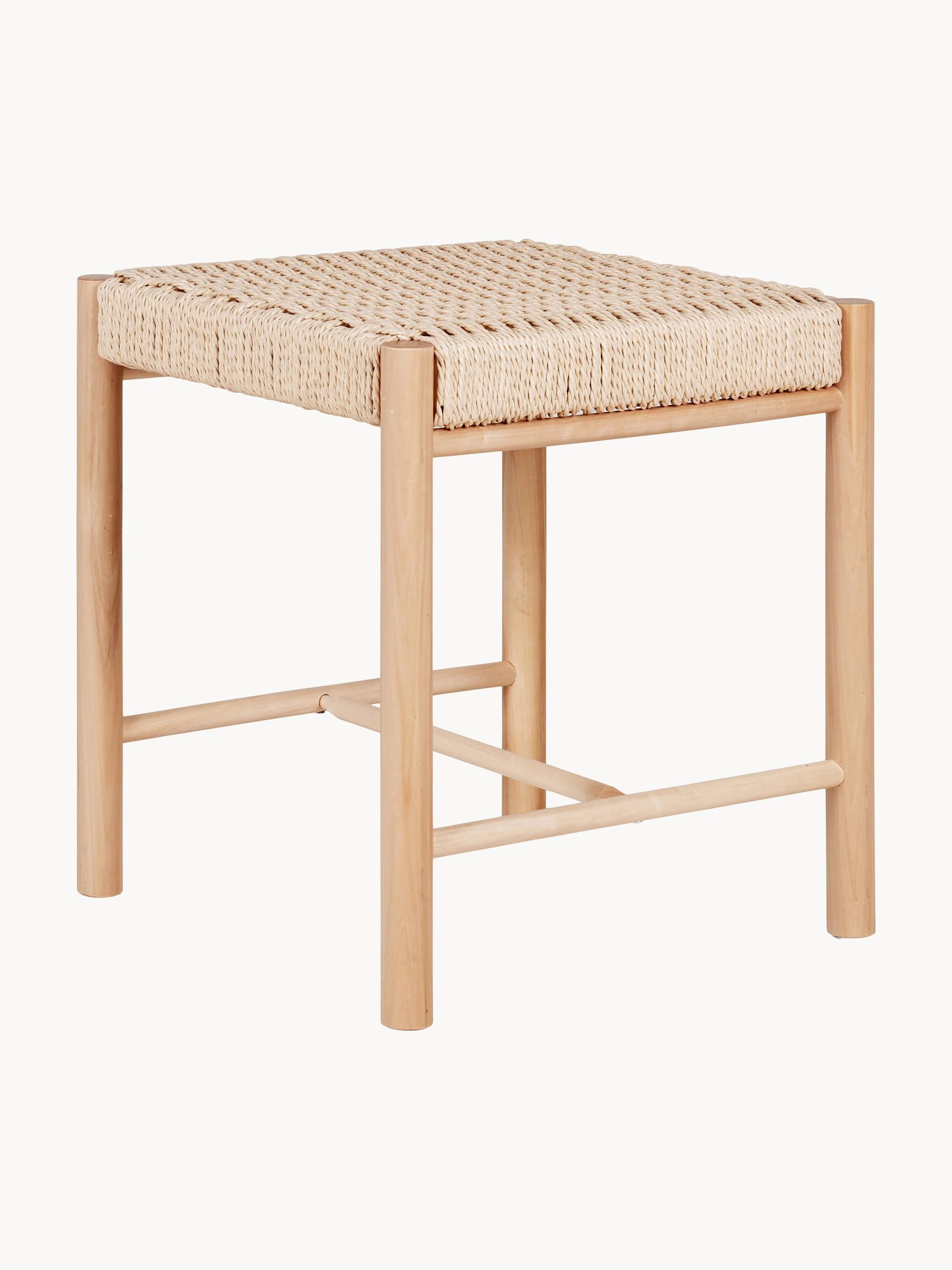 Hocker Abano aus Pappelholz
