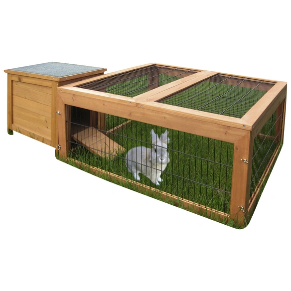 Kleintierhaus »Maxi«, braun, Tannenholz, BxHxT: 50 x 46 x 40 cm