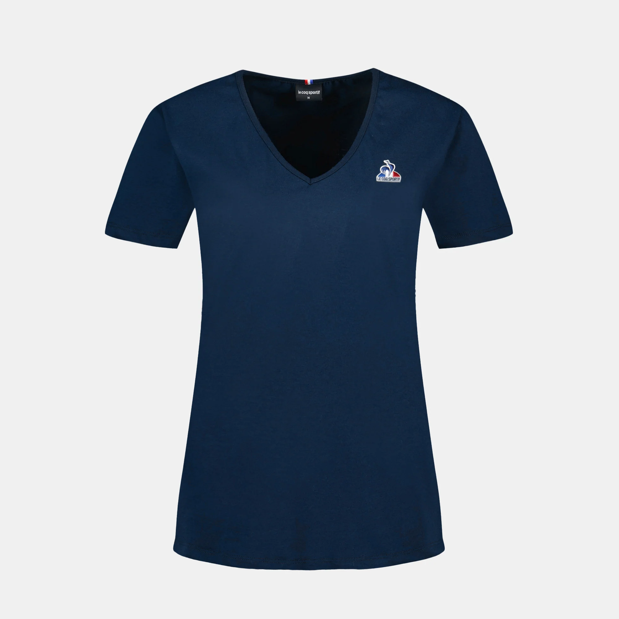 T-shirt Essentiel col v en jersey de coton