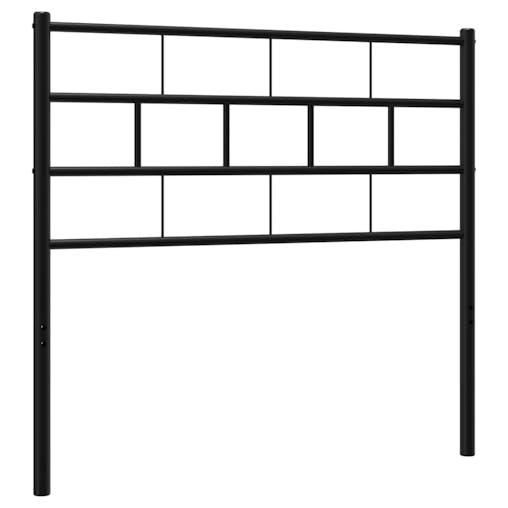 NNEVL Metal Headboard Black 90 cm