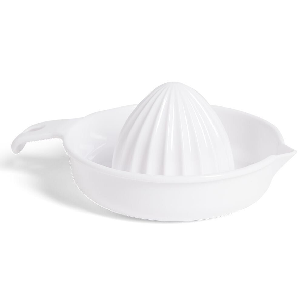 Presse agrume en plastique blanc L18,5cm